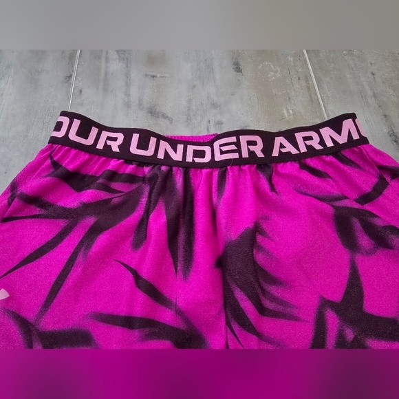 Under Armour Pink and Black Marbles Shorts - Picture 4 of 7